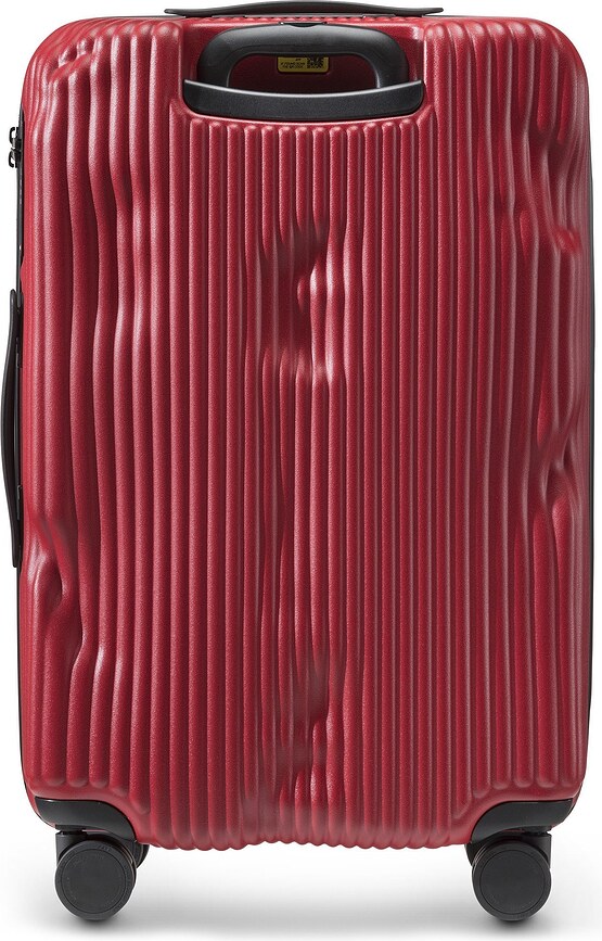 Stripe Koffer mittel grau