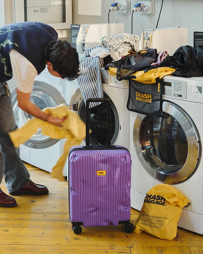 Stripe Kovček kabinski, oliven