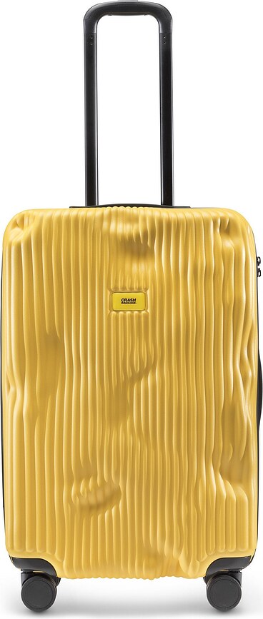 Stripe Resväska medium, Mustard Yellow