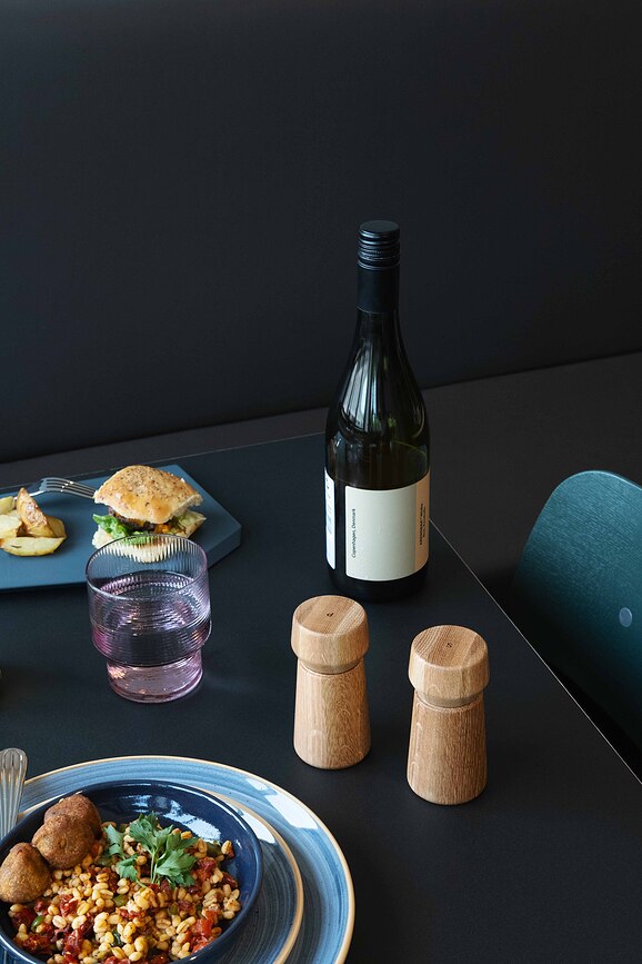 Amsterdam Μύλοι αλατοπίπερου, 11 cm, φυσική δρυς, 2 τμχ