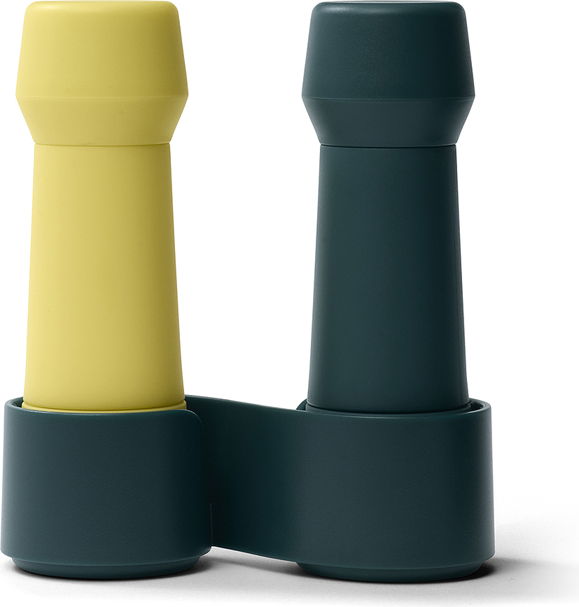 Amsterdam To-Go Set mlinaca za sol i papar žuto-zeleni 3 kom.