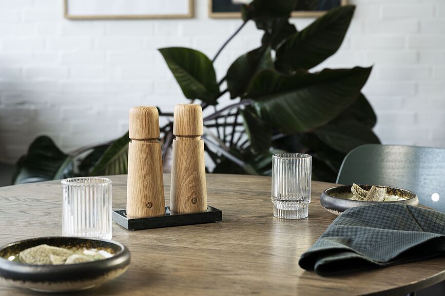 Base de mármol Tabletopper, 15 cm, blanca, para molinillos