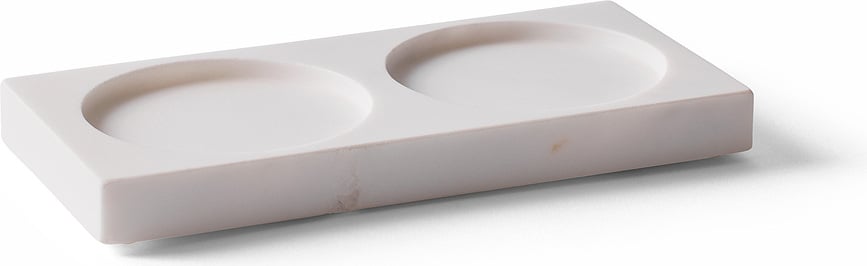 Base de mármol Tabletopper, 15 cm, blanca, para molinillos