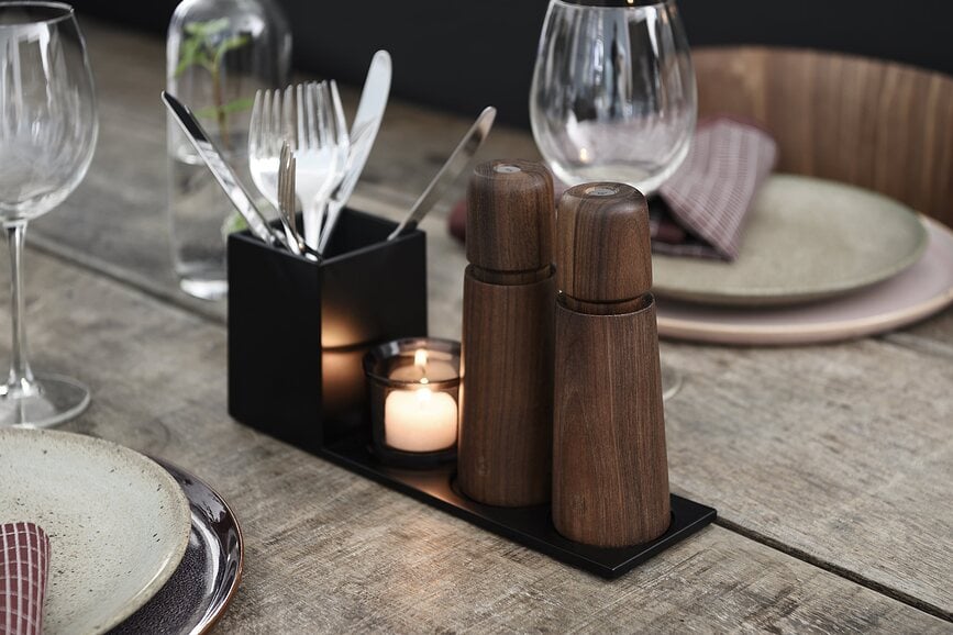 Base para molinillos Tabletopper, con recipiente