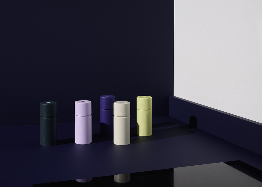 Bergen Μύλος για αλάτι ή πιπέρι, 12 cm, ίντιγκο