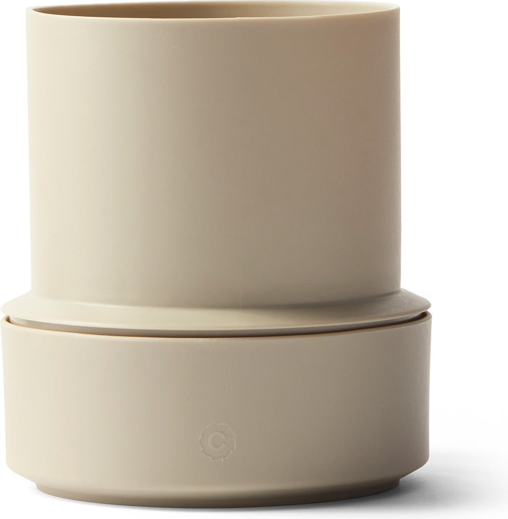 Billund selbstbewässernder Blumentopf, beige