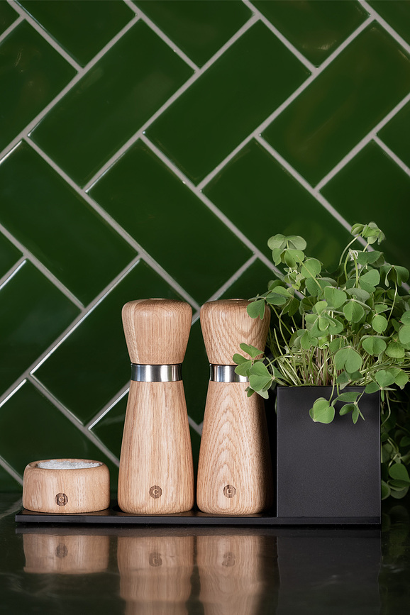 Kyoto Mlinček za sol ali poper, 17 cm, hrastov les