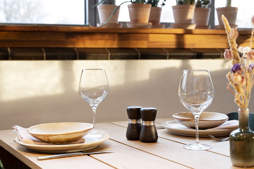 Kyoto Μύλος για αλάτι ή πιπέρι, 10 cm, δρύινο ξύλο