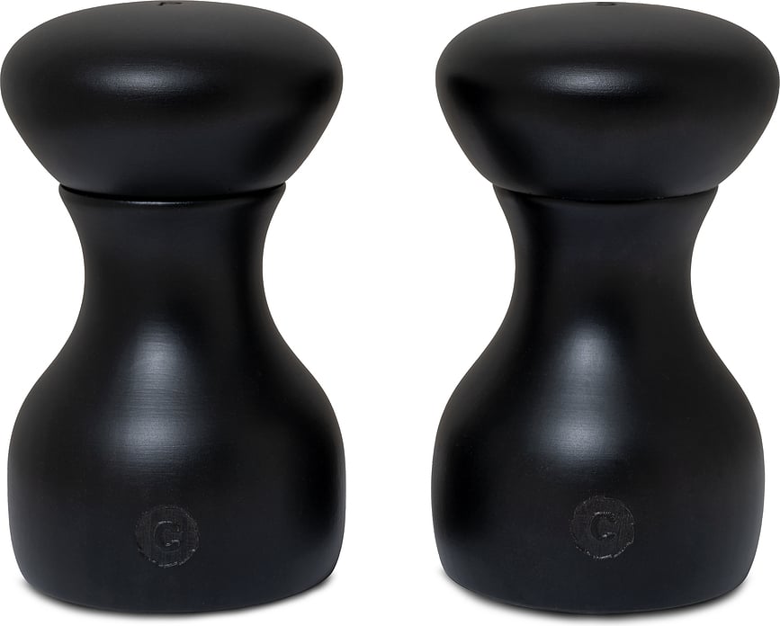 Lyon Mlinci za sol i papar bukovo drvo crni 2 kom.