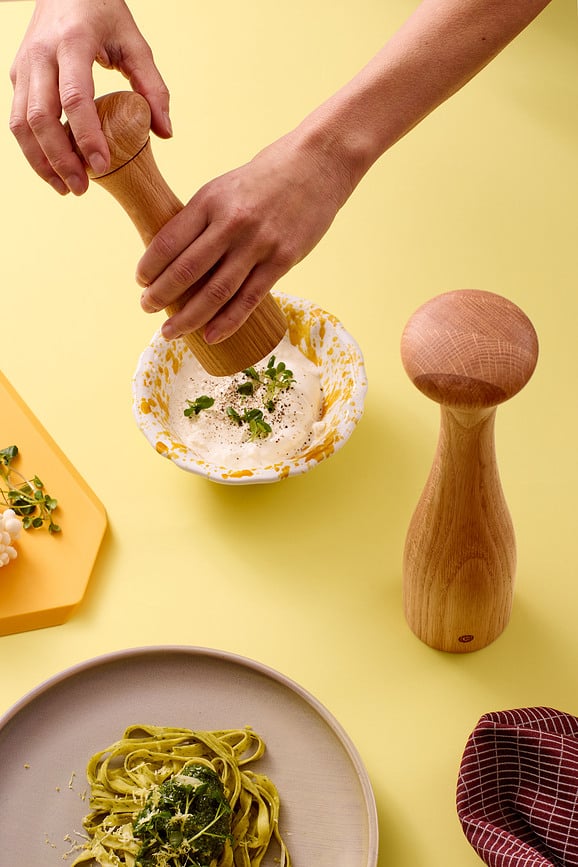 Lyon Moulin à Sel et à Poivre 19 cm, chêne naturel