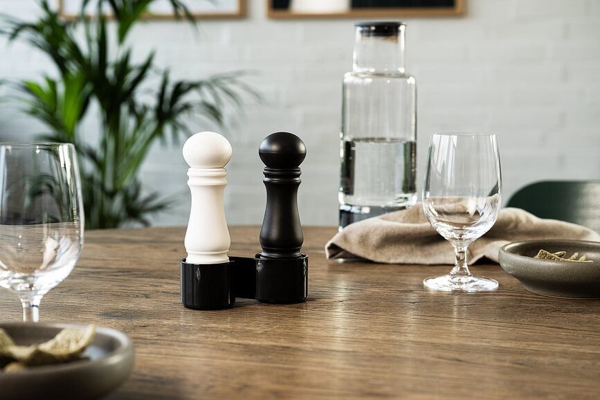 Mini Grinder Moulins à Sel et Poivre, verts, Lot de 2