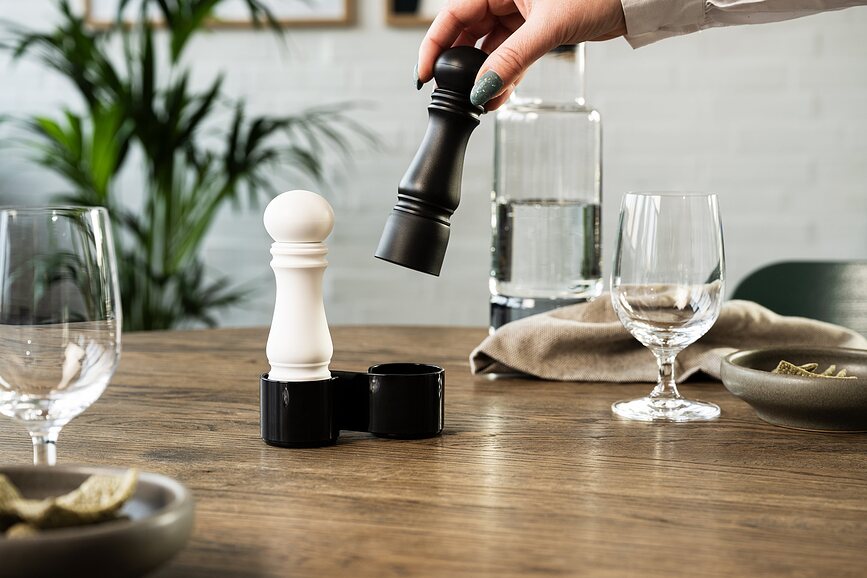 Mini Grinder Μύλοι αλατιού και πιπεριού, πράσινοι, 2 τμχ