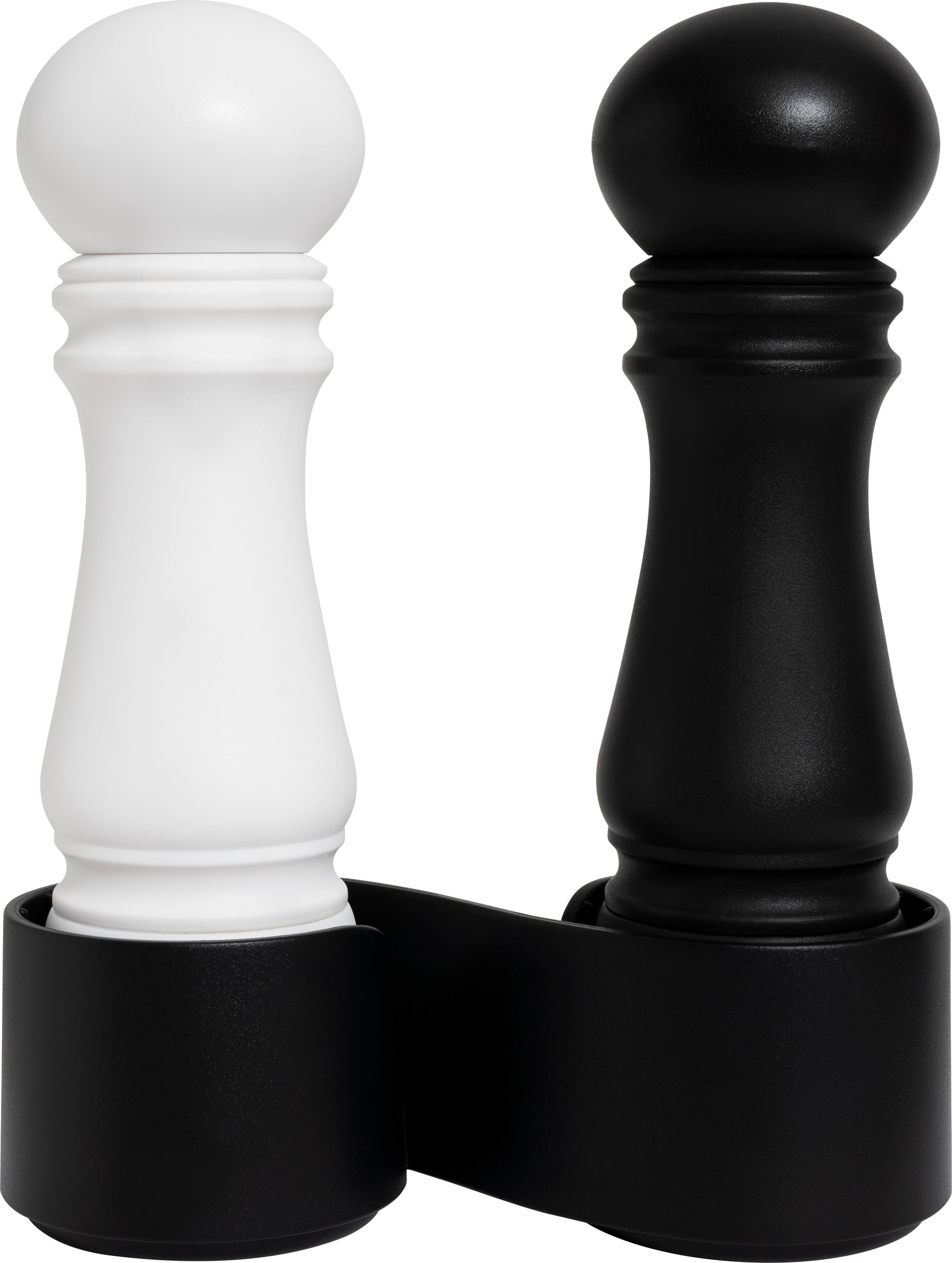 Mini Grinder Salz- und Pfeffermühlen schwarz und weiß 2 St.