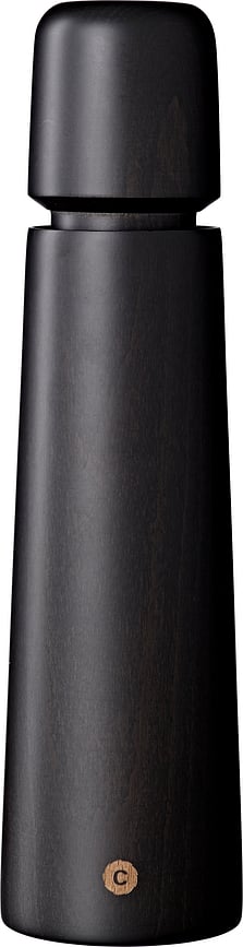 Molinillo de madera de haya para sal o pimienta Stockholm, 27 cm, negro