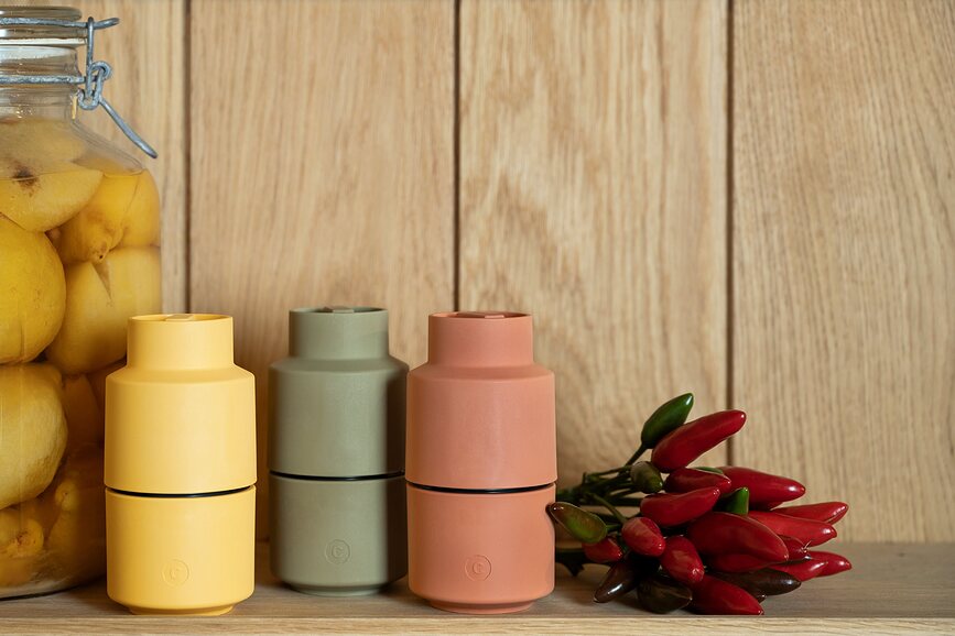 Molinillo para sal o pimienta Billund, color curry