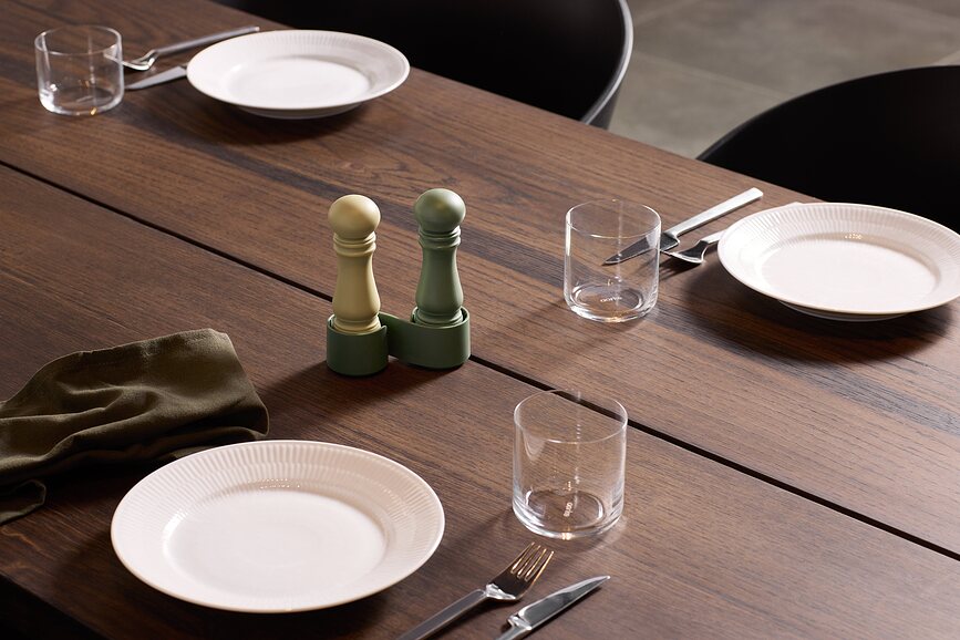 Molinillos de sal y pimienta Mini Grinder, verdes, 2 unidades