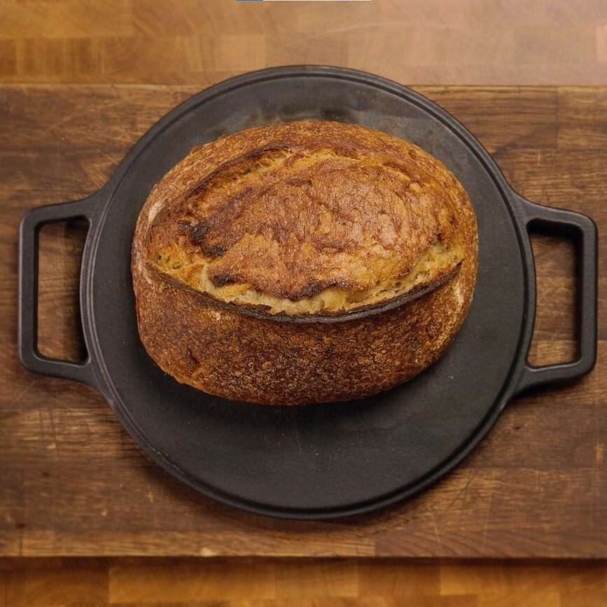 Olla de hierro fundido Kim Bo, 6,4 L, multifuncional, con tapa grill