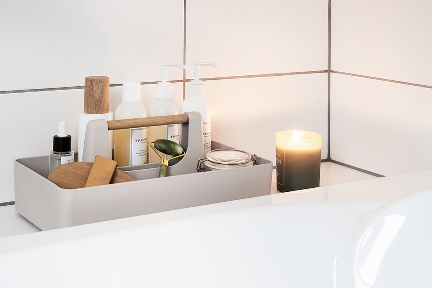 Organizador Basel Toolbox, blanco apagado