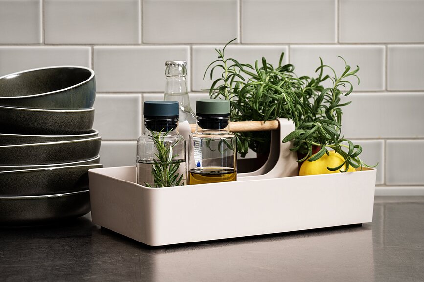 Organizador Basel Toolbox, blanco apagado