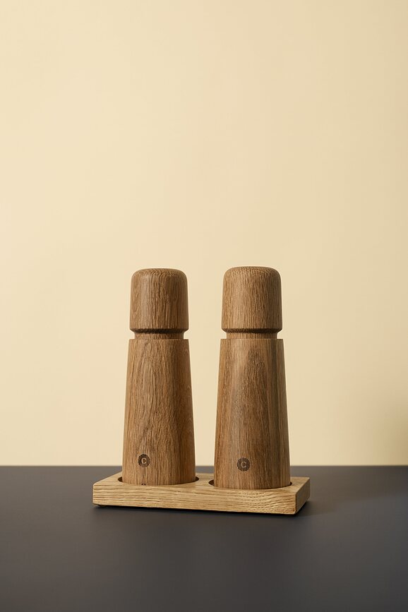 Stockholm Moulin à sel ou à poivre 17 cm, bois de noyer