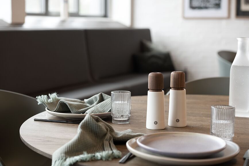 Stockholm Μύλος για αλάτι ή πιπέρι, πορσελάνινος, λευκός, 17 cm