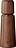 Stockholm Salt or pepper mill 17 cm walnut