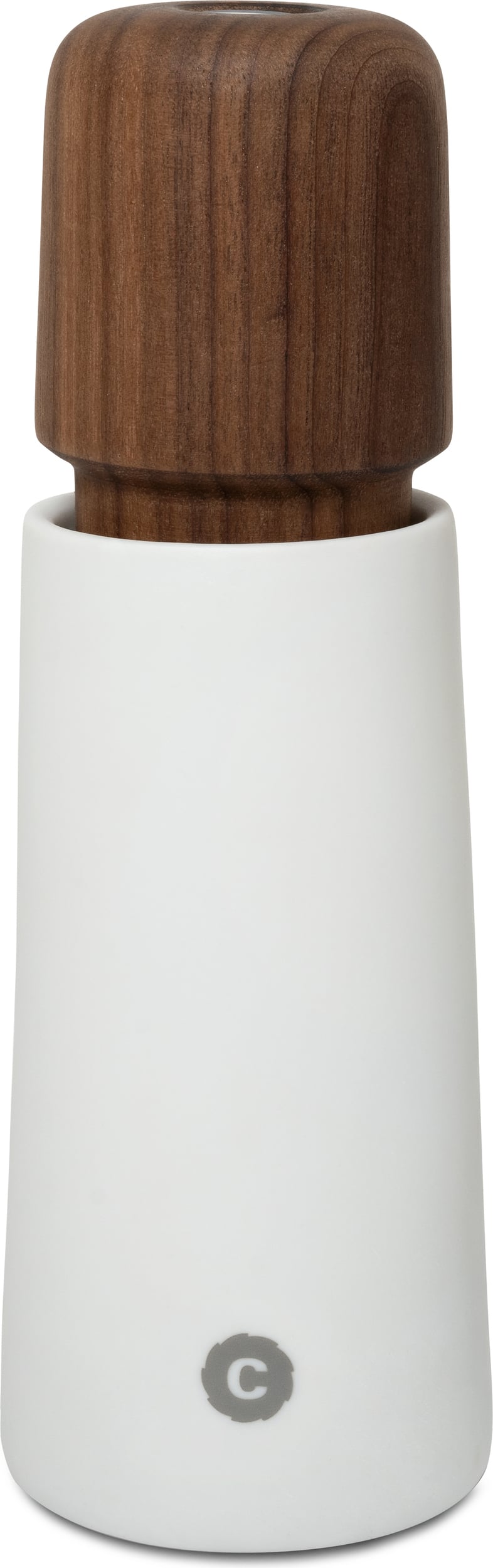Stockholm Salz- oder Pfeffermühle 17 cm weiß aus Porzellan