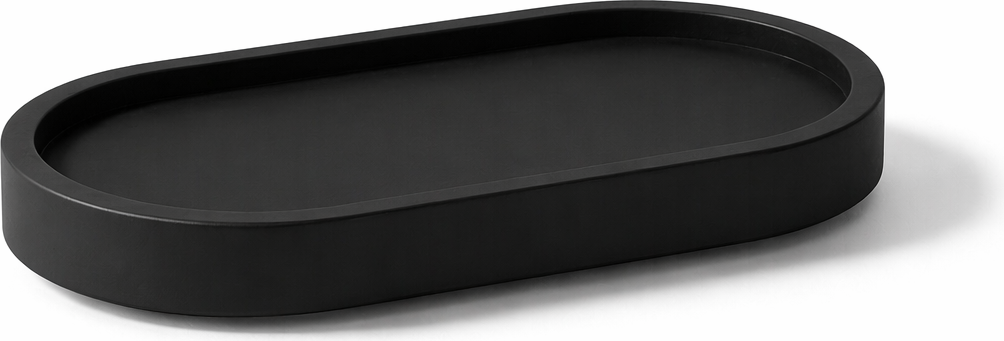Tabletopper Mühlenuntersetzer 12 cm, Buche schwarz