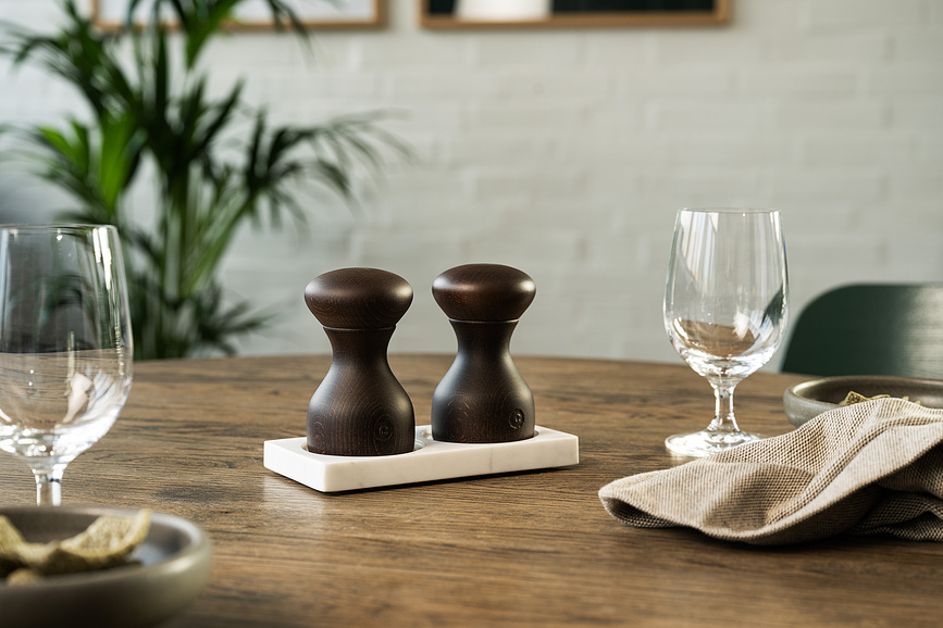 Tabletopper Podložak za mlince 15 cm bijeli mramorni