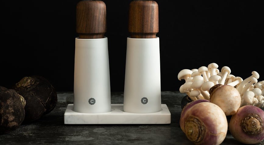 Tabletopper Podložak za mlince 15 cm bijeli mramorni