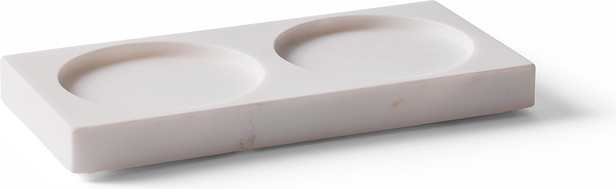 Tabletopper Podložak za mlince 15 cm bijeli mramorni