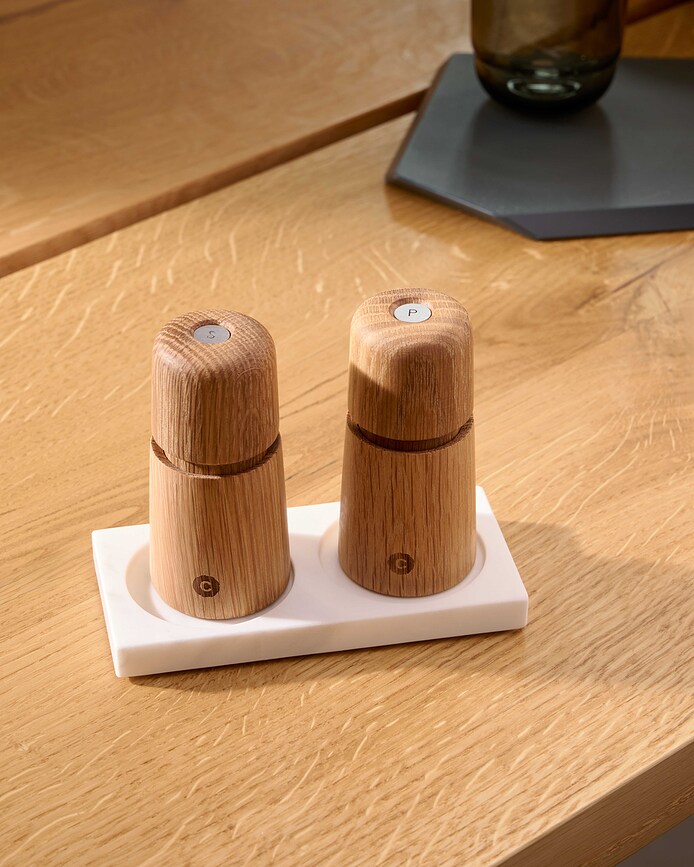 Tabletopper Podložak za mlince 15 cm bijeli mramorni