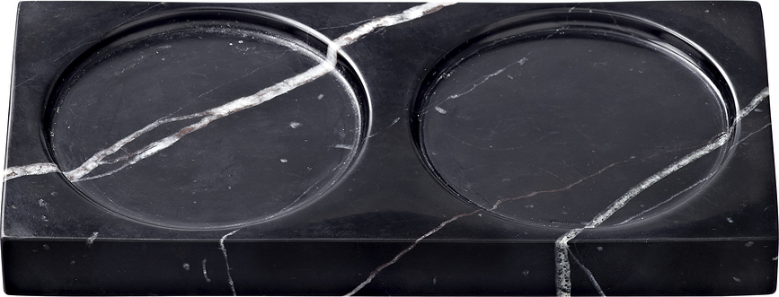 Tabletopper Podmetač za mlinove 15 cm crni mramorni