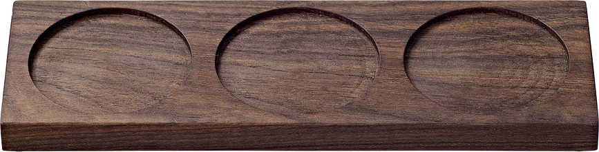 Tabletopper Support pour Moulins 22 cm, bois de noyer