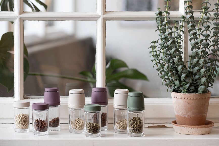 Vaasa Posude za začine zagasito bijele 2 kom.