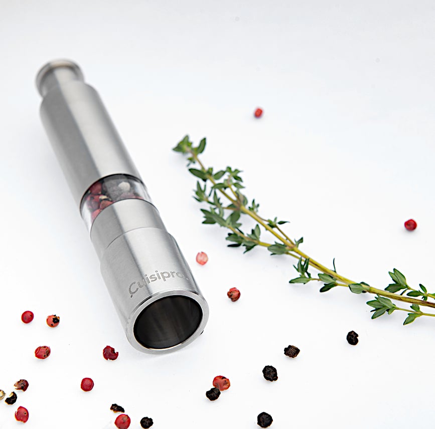 Molinillo de Pimienta y Sal de acero inoxidable Cuisipro Mini