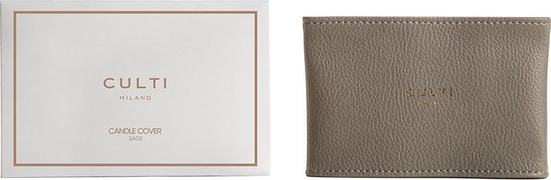 Culti Dekorative Abdeckung für eine Kerze beige
