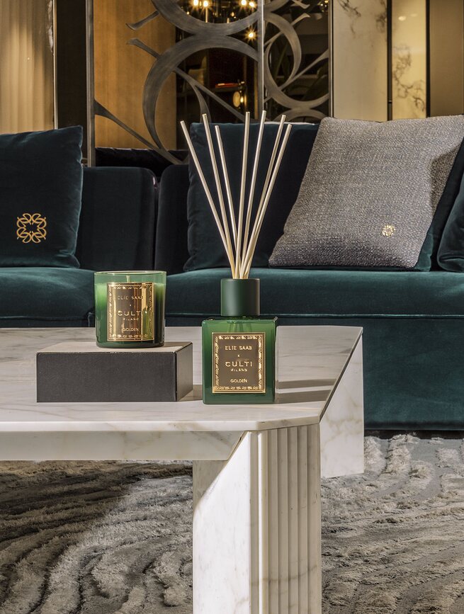 Vela aromática Culti Elie Saab Golden, 270 g