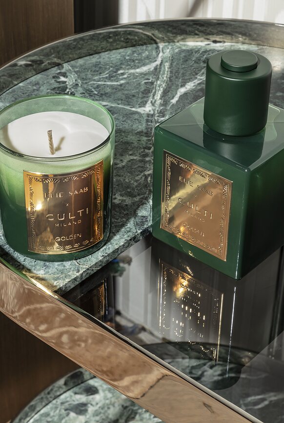 Vela aromática Culti Elie Saab Golden, 270 g