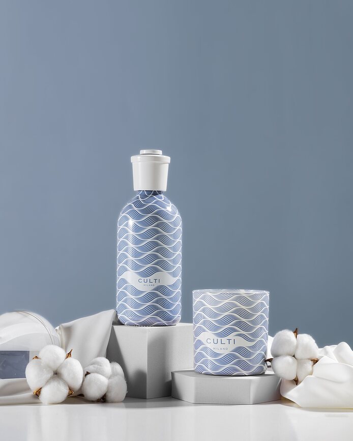 Vela aromática Culti Onde Di Tessuto, 270 g