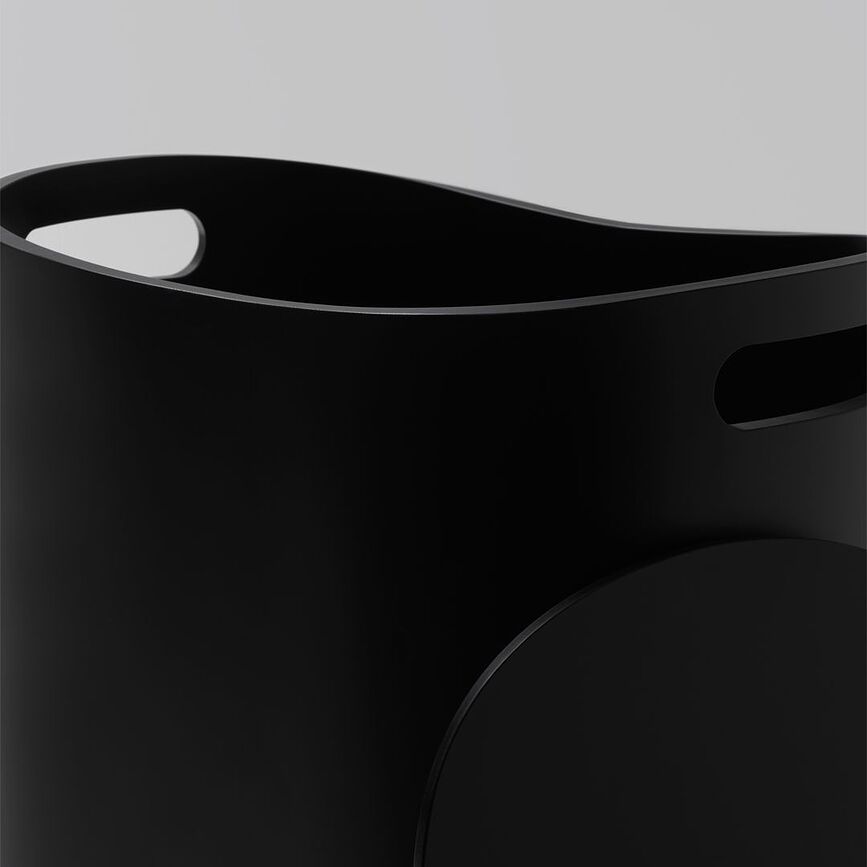 All In Koš za perilo, 48,5 cm, bel mat