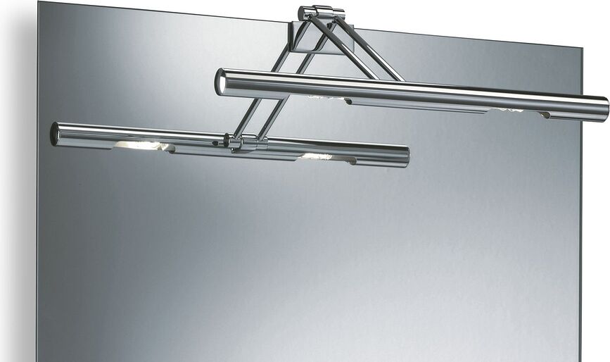 Aplique cromado Dim, 60 cm