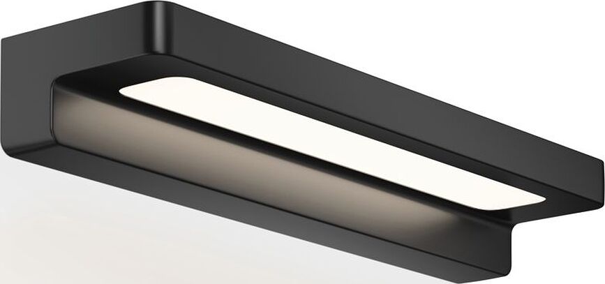 Aplique de pared Form, negro mate