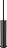 Bar Brosse WC haute, noir mat
