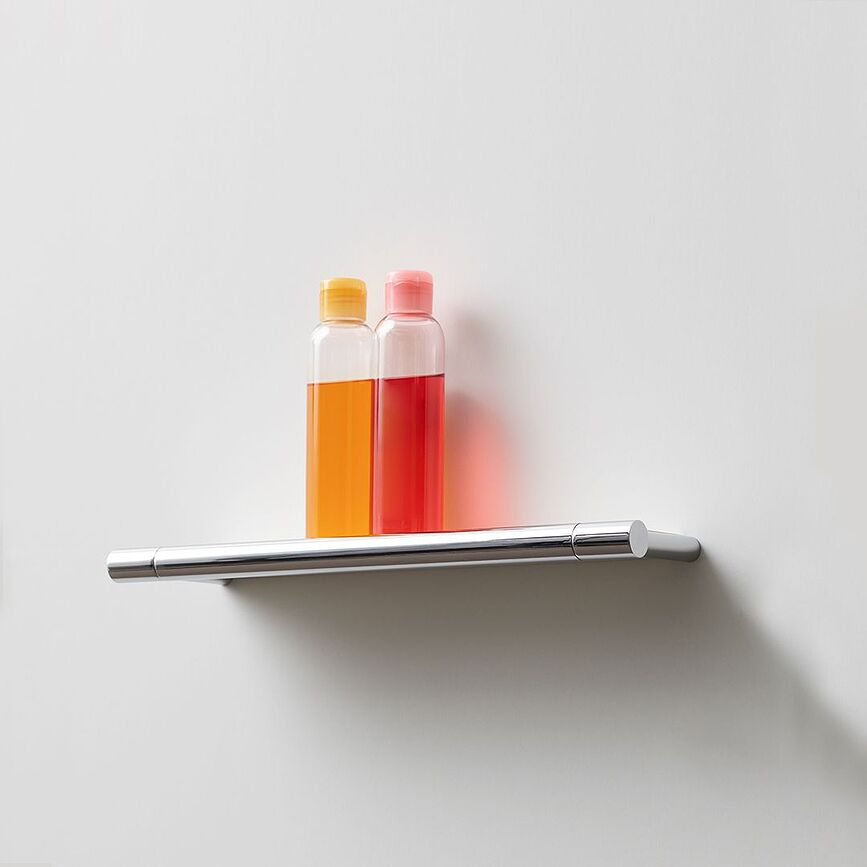 Bar Étagère de Douche, métal foncé mat