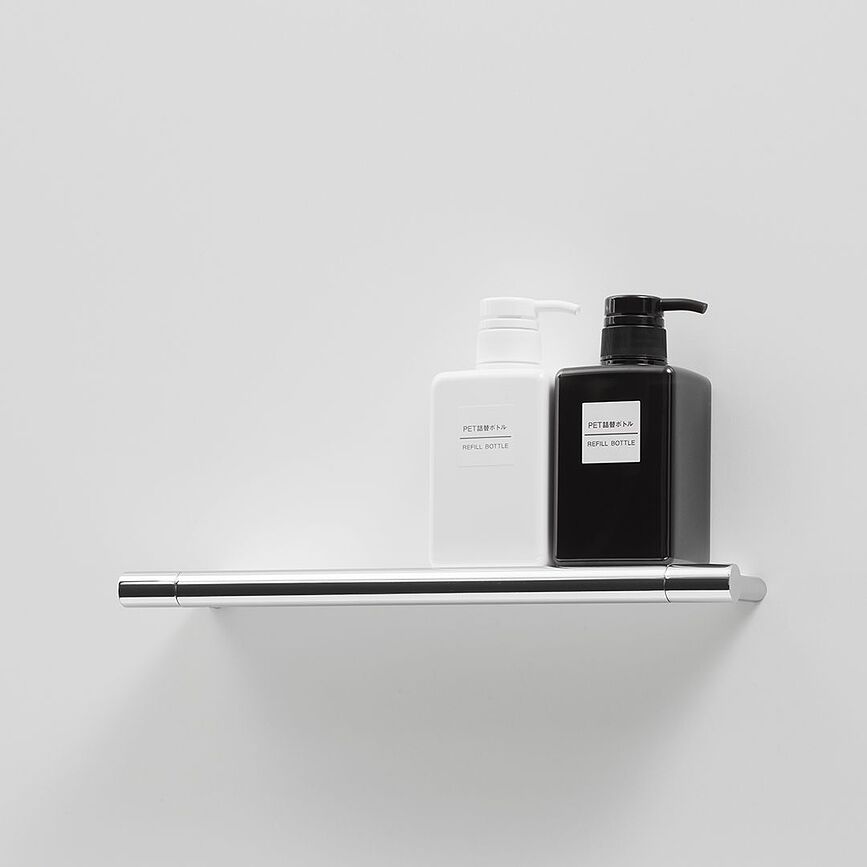 Bar Étagère de Douche, métal foncé mat