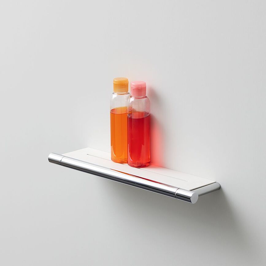 Bar Tuš polica, temen mat kovinski