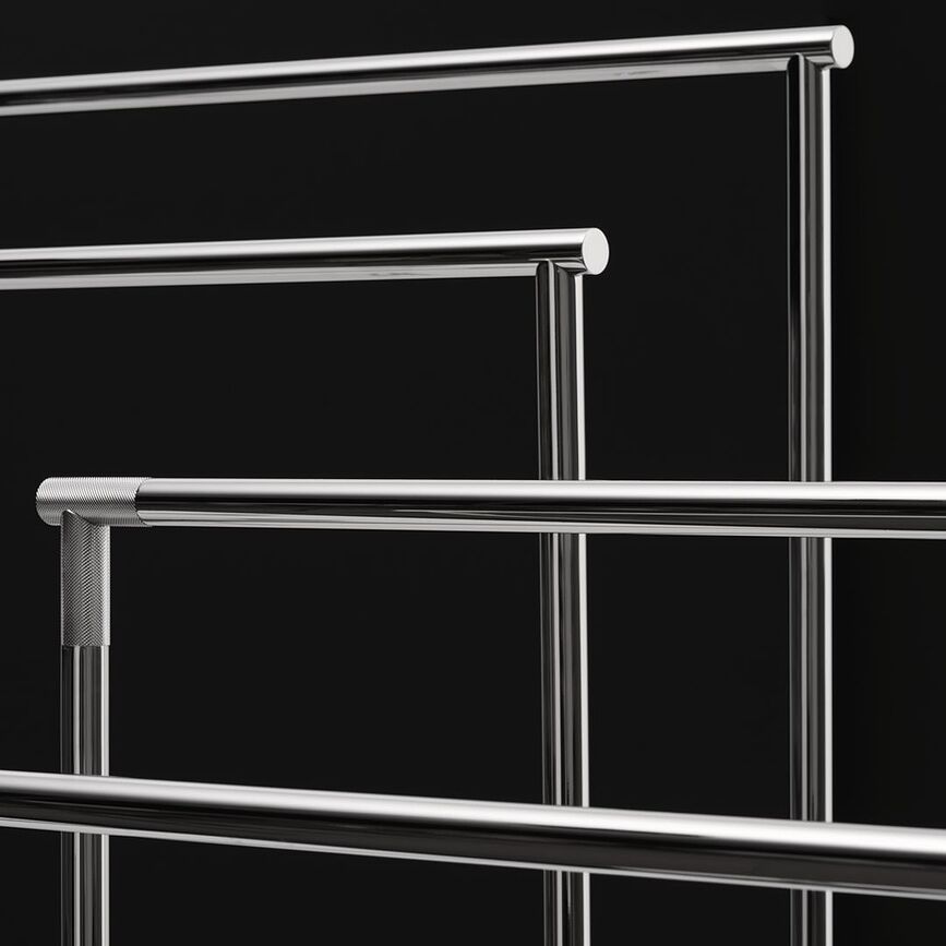 Bar Porte-serviettes, métal foncé mat