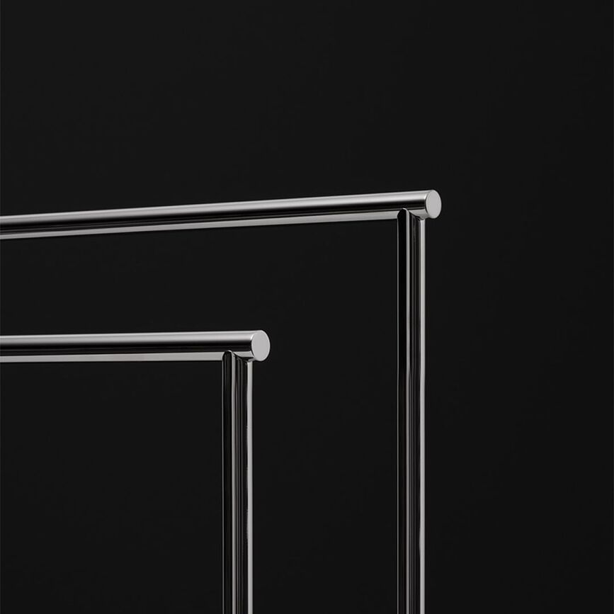 Bar Porte-serviettes, métal foncé mat