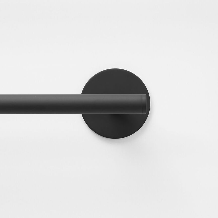 Basic Barre Porte-Serviettes, à fixation adhésive, 38 cm, chromée